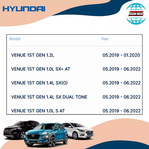 Genuine Hyundai venue 1st gen 2019 2022 front bumper , grill & fog light set - Picture 10 of 11
