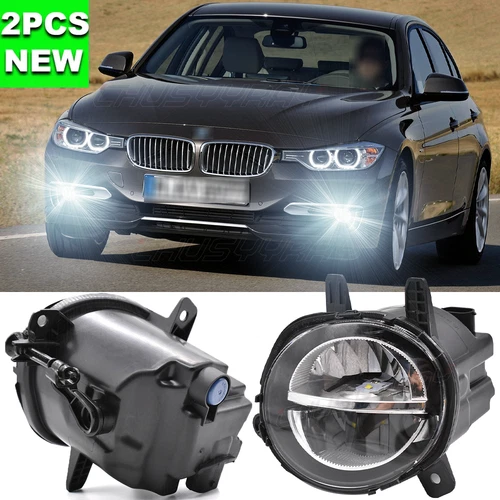 Paar LED Nebelscheinwerfer Klarglas Links+Rechts Für BMW F20 F21 F22 F30 F35 F32 - Picture 3 of 18