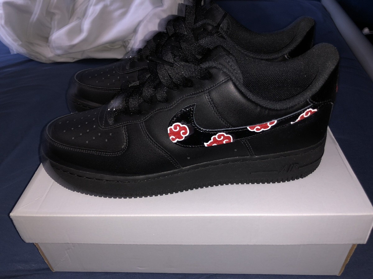Shoe Air Force One Madara Af1 Madara Custom Naruto Akatsuki