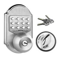 Keyless Mechanical Door Lock Combination Digital Code Entry Security Deadbolt