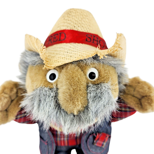 SHOT GUN RED Vintage Hee Haw 14'' Plush Stuffed Doll Grandpa Cowboy TV Show - Picture 2 of 11