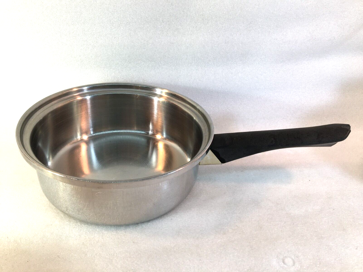 Amway Queen 18/8 Multi-Ply Stainless Steel Cookware 3 Pans 2 Amway Queen 18/8 Multi-Ply Stainless Steel Cookware 3 Pans 2