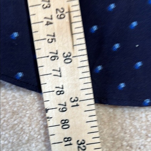 Bugatchi Como Blue Casual Button Down Shirt with Polka Dots 100% XL Extra Large - Picture 7 of 13