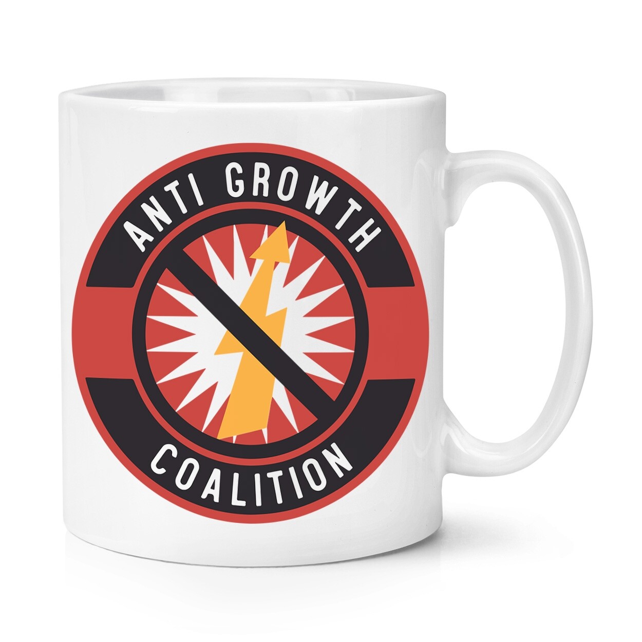 Anti Growth Coalition 10oz Mug Cup Funny Truss Tory Conservative Superhero Woke