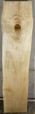 Live edge Hard Maple Wood slab kiln dried and planed  1.5”x12-15.5”x64”