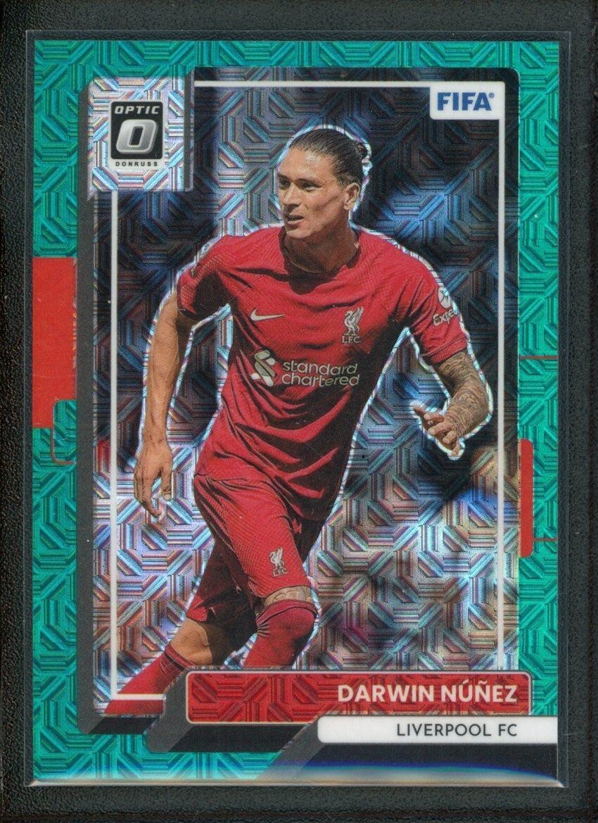 2022-23 DARWIN NUNEZ 32/49 PANINI DONRUSS OPTIC MOJO TEAL FIFA