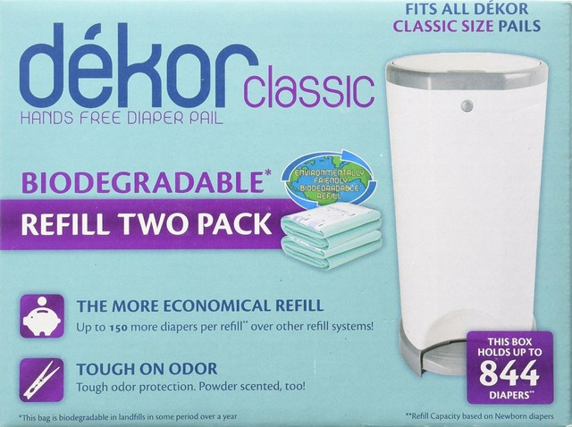 biodegradable diaper pail bags