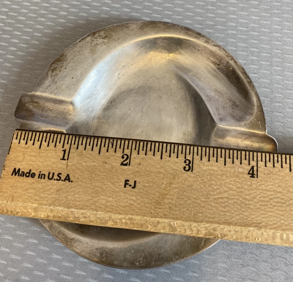 Cenicero Sanborns México Plata Esterlina MCM Hecho a Mano 3 Búhos Marca 93.7g Foto 3 de 4