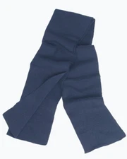 Authentic German Army Issued Blue Wool Blend Scarf 55" x 12" Fast Free Ship!