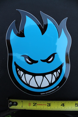 SPITFIRE Skateboard Wheels Blue Fire Flame Face Original