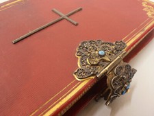 Tolles kath. Gebetbuch Andachtsbuch, Jesus Christus, Schließe, Goldschnitt, 1845