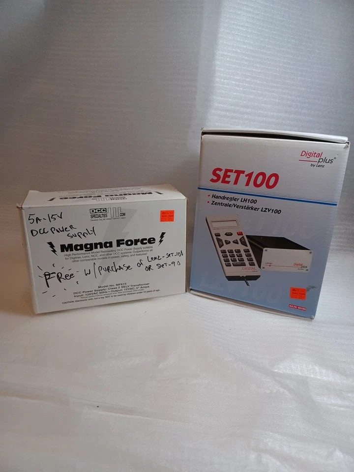 Digital Plus by Lenz with Magna Force Dcc Power Supply.   - Image 2 of 4