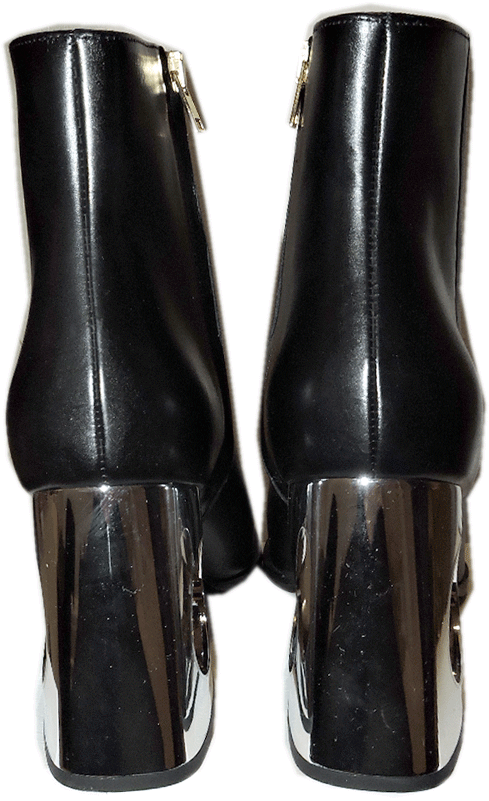 1030 Marni Ankle Booties Flat Black Leather Zipper Zipper Zipper Boots Silver Heel 36 fdad43 1030 Marni Ankle Booties Flat Black Leather Zipper Zipper Zipper Boots Silver Heel 36 fdad43