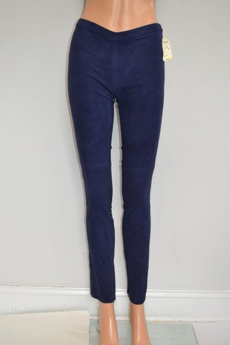 NWT Elie Tahari Navy Suede Ankle Zipper 