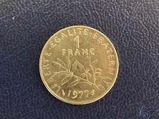 FRANCE 1 FRANC COIN 1977 - CIRCULATED
