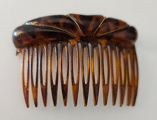 Lot 3 Vintage Hair Combs Brown