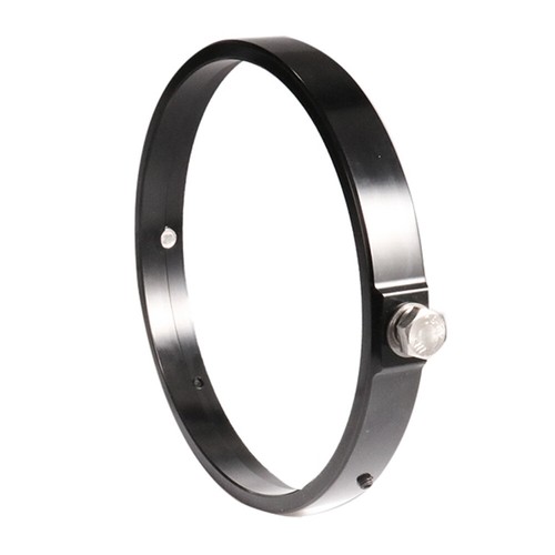 7" For Harley Headlight Visor Style Headlamp Trim Ring Bracket Motorcycle Black - Picture 9 of 11