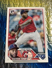 2023 Topps Series 2 Xzavion Curry  #513  RC Rookie Cleveland Guardians