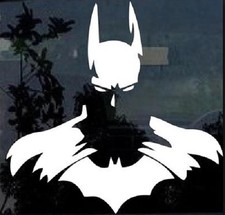 Diecut Vinyl DARK KNIGHT SILHOUETTE Batman Car Truck Decal Sticker Laptop Comic