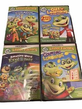 Leap Frog Educational 4 DVD Lot Letter Factory, Amazing Explorers And More NEW