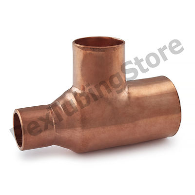 (10) 1'' x 1/2'' x 3/4'' Copper Tees