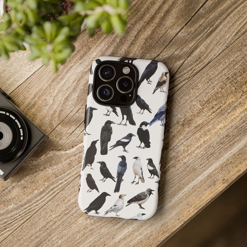 Bird Pattern on White - Phone Case for iPhone, Galaxy, Pixel - 第 5/281 張圖片