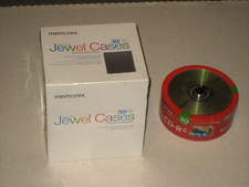 MEMOREX ..BLANK CD-R'S  JEWEL CASES/SEALED 30 PACKS.. nice SEE PICS