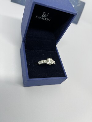 SWAROVSKI 新品 リング 15-16号相当 Swarovski Round Ring Size 52 AS IS Used | eBay