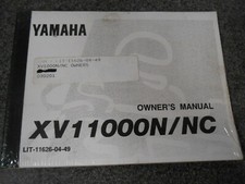 NOS Yamaha Owners Manual 1985 XV11000 XV11000N XV11000NC LIT-11626-04-49  A