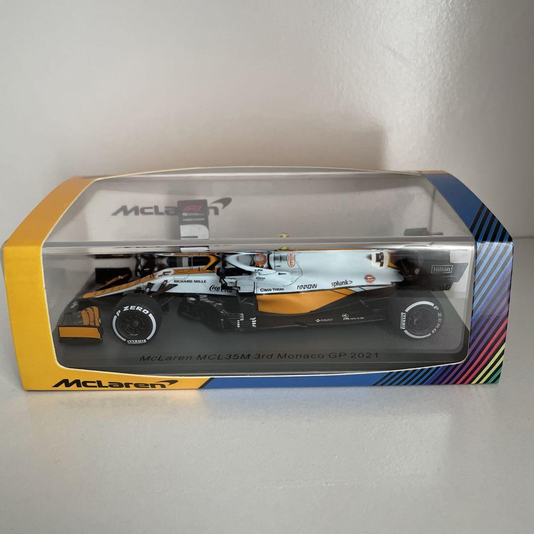 ミニカー McLaren Monaco GP 2021 L.Norris / Spark 2021 Spark 1:18 Mclaren F1 MCL35M #4 Lando Norris Monaco GP