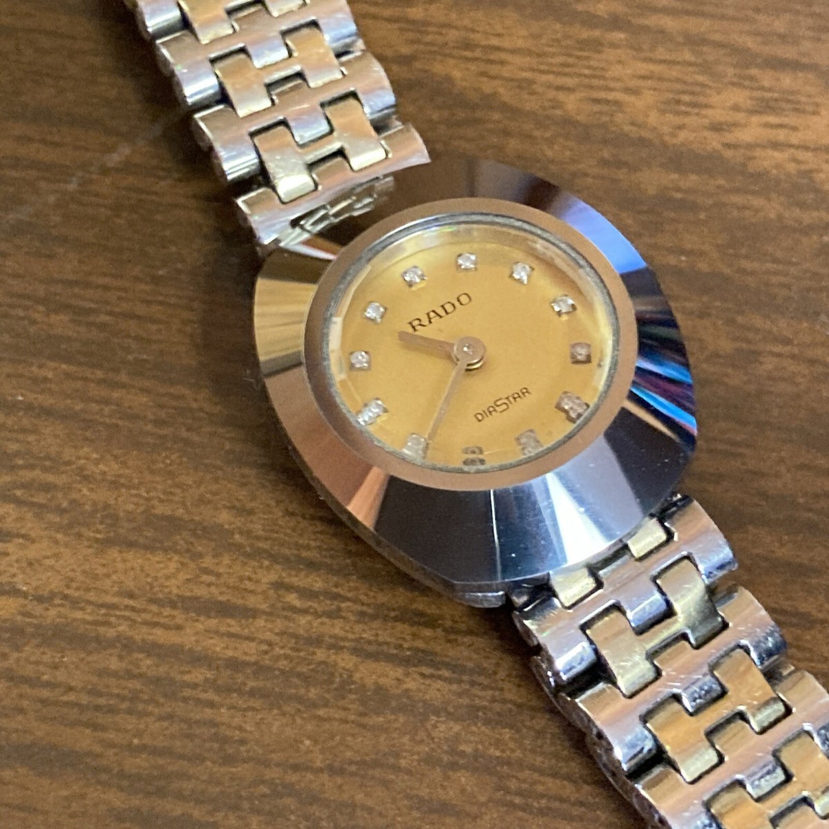 Vintage Rado Diastar Two-Tone Diamond Dial 963.0418.3 Women's