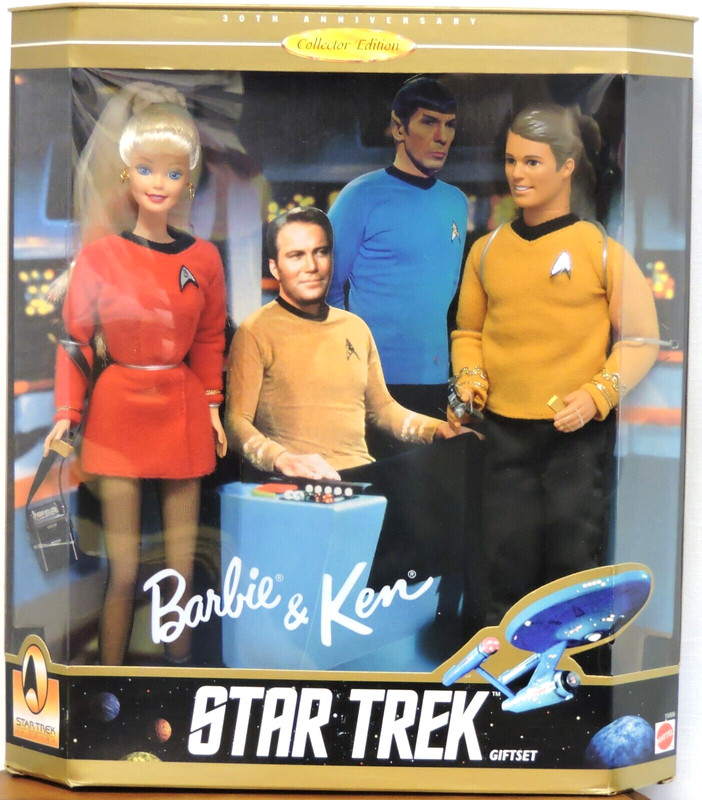 Star Trek Barbie & Ken gift set 15006 2-Doll Mattel 1996 Collector Edition NIB