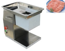 Electric Meat Slicer Cutter 10mm Blade Commercial Meat Cutting Machine 110V 550W