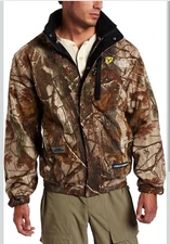 ScentBlocker Camo Hunting Jacket 3 System Layer Wind Blocker Outdoor Cold Fusion
