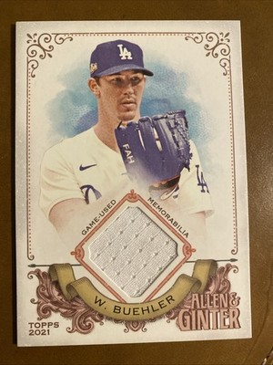 2021 Topps Allen & Ginter Full Size Relic Walker Buehler #AGA-WBU (MEM)