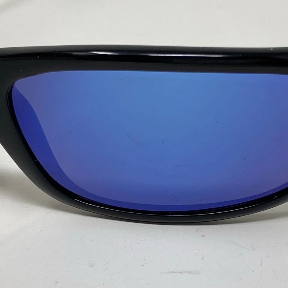 MAUI JIM STINGRAY MJ-103-02 PRETO BRILHANTE COM LENTE POLARIZADA ESPELHO AZUL HV03 - Imagem 3 de 4