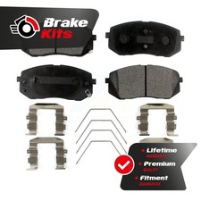 Front Semi-Metallic Brake Pad For 2018-2023 Hyundai Kona 2021-2025 Kia Seltos SE