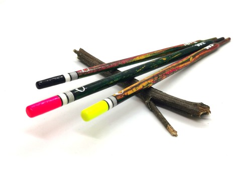 Handmade Loaded Wagglers. Marbled Reed Waggler Fishing Floats. Set of 3 - Picture 8 of 9