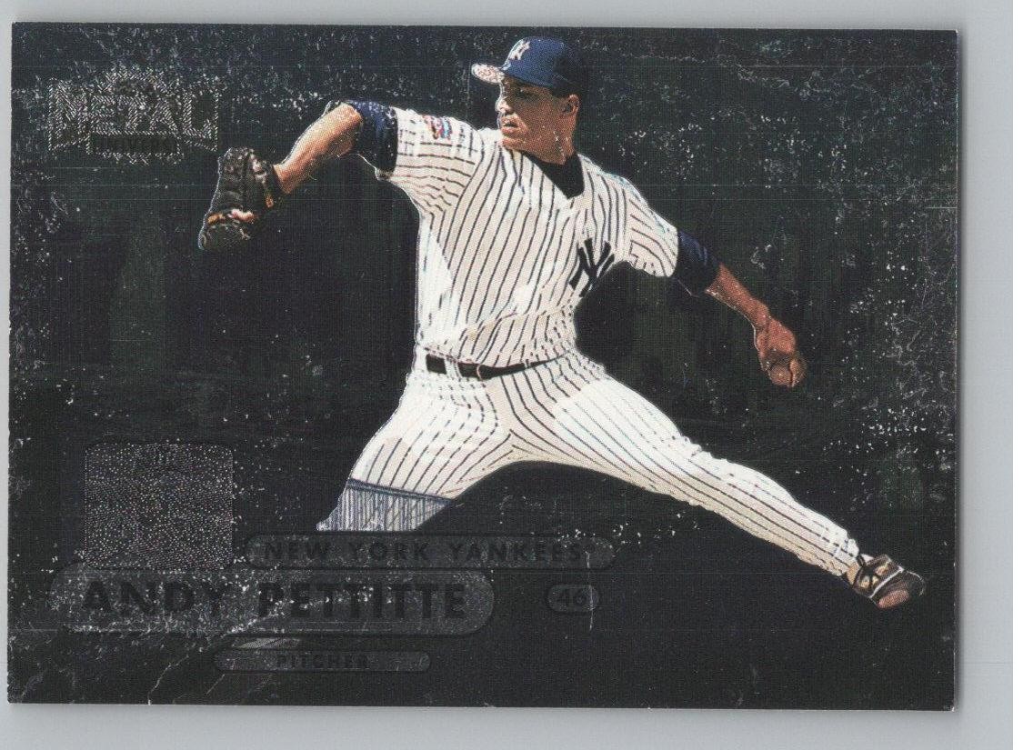 1998 Metal Universe #192 Andy Pettitte New York Yankees