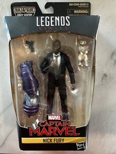 Marvel Legends Capt Marvel Nick Fury Action Figure Kree Sentry BAF Wave Hasbro