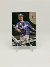 2017 Topps Chrome - Orlando Arcia #73 Green Refractor /99 (RC)