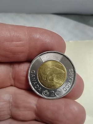 2025 2 $ (TOONIE) REGULÄRE AUSGABE EISBÄR KÖNIG CHARLES III MÜNZE L@@K NIEDRIG £ $   