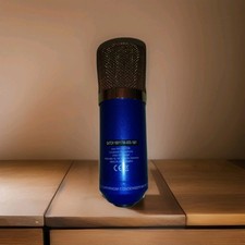 Mikrofon von Auna – Blau, mit Spinne