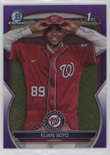2023 Bowman Chrome Prospects Purple Refractor 7/250 Elian Soto #BCP-177 b7z