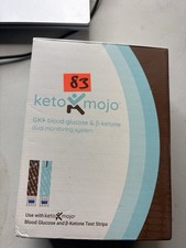 Keto-Mojo GK Blood Glucose  Ketone Dual Monitoring Kit Bluetooth Integrated