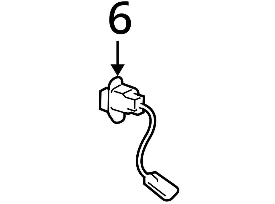 Actuador de puerta de combustible para coche urbano Lincoln 2003-2011 6W1Z5428610A - nuevo OEM Foto 4 de 4