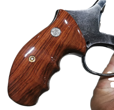 ROUND BUTT COMBAT GRIPS FOR S&W K, L FRAME MODEL 66 686 696 FINGER