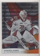 2019-20 Upper Deck SP Game Used CHL Edition Orange /199 Hunter Jones #11 0l2