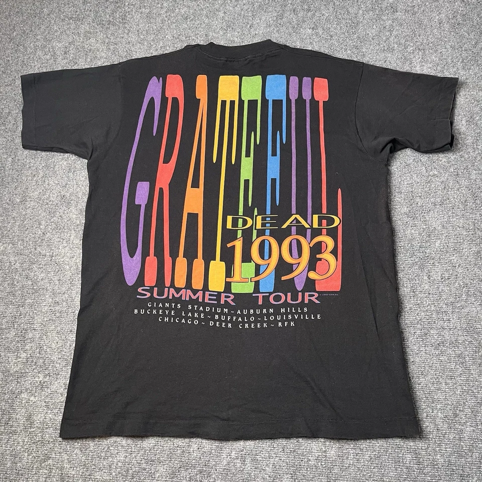 Vtg 1993 Grateful Dead Summer Tour Single Stitch T-shirt Mens Xl 1990s Band Tee - Image 2 of 4