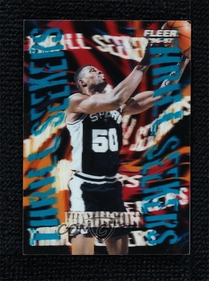 1996-97 Fleer Thrill Seekers David Robinson #14 HOF 2z8
